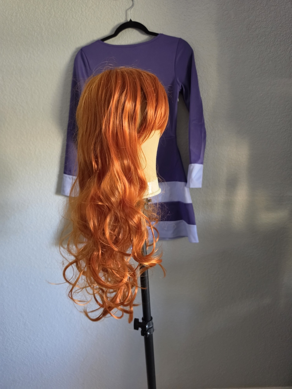 Halloween Costume for Women Purple Dress with Matching Accessories No Socks - Picture 13 of 14